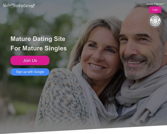 Fish For Dating - Mature Logo